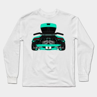 HURACAN TURQUOISE Long Sleeve T-Shirt